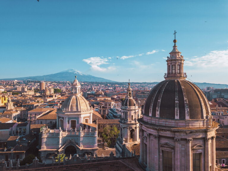 Catania baroque architecture Etna